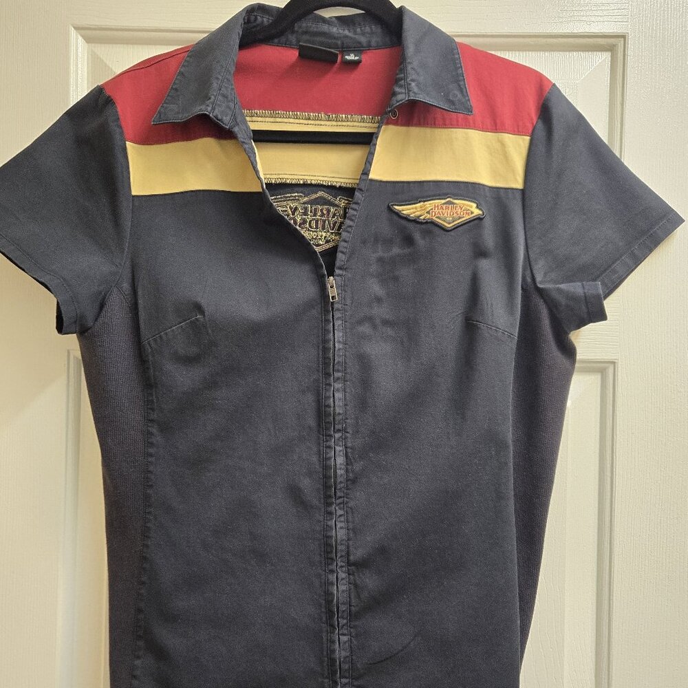 Harley-Davidson 120th Anniversary Zip-up Blouse